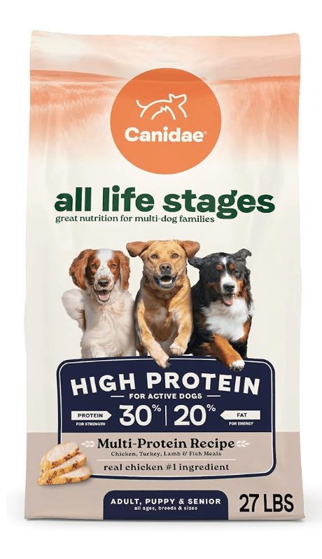 Canidae All Life Stages Multi-Protein Formula dry dog food bag