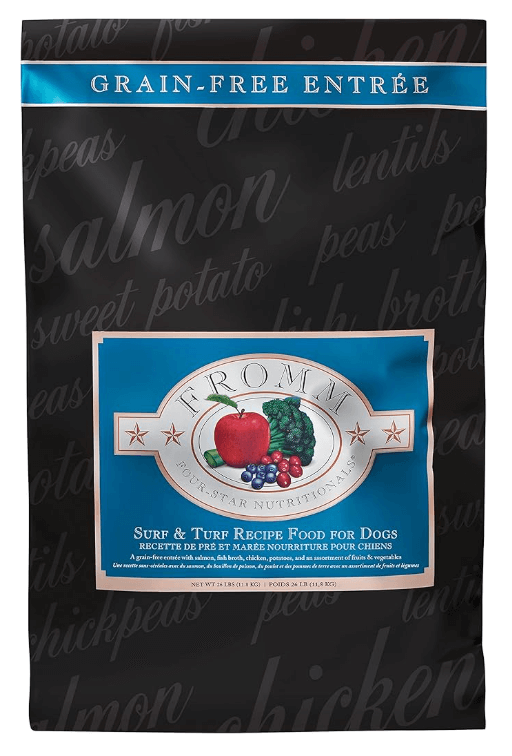 Fromm Four-Star Surf and Turf dry dog food bag