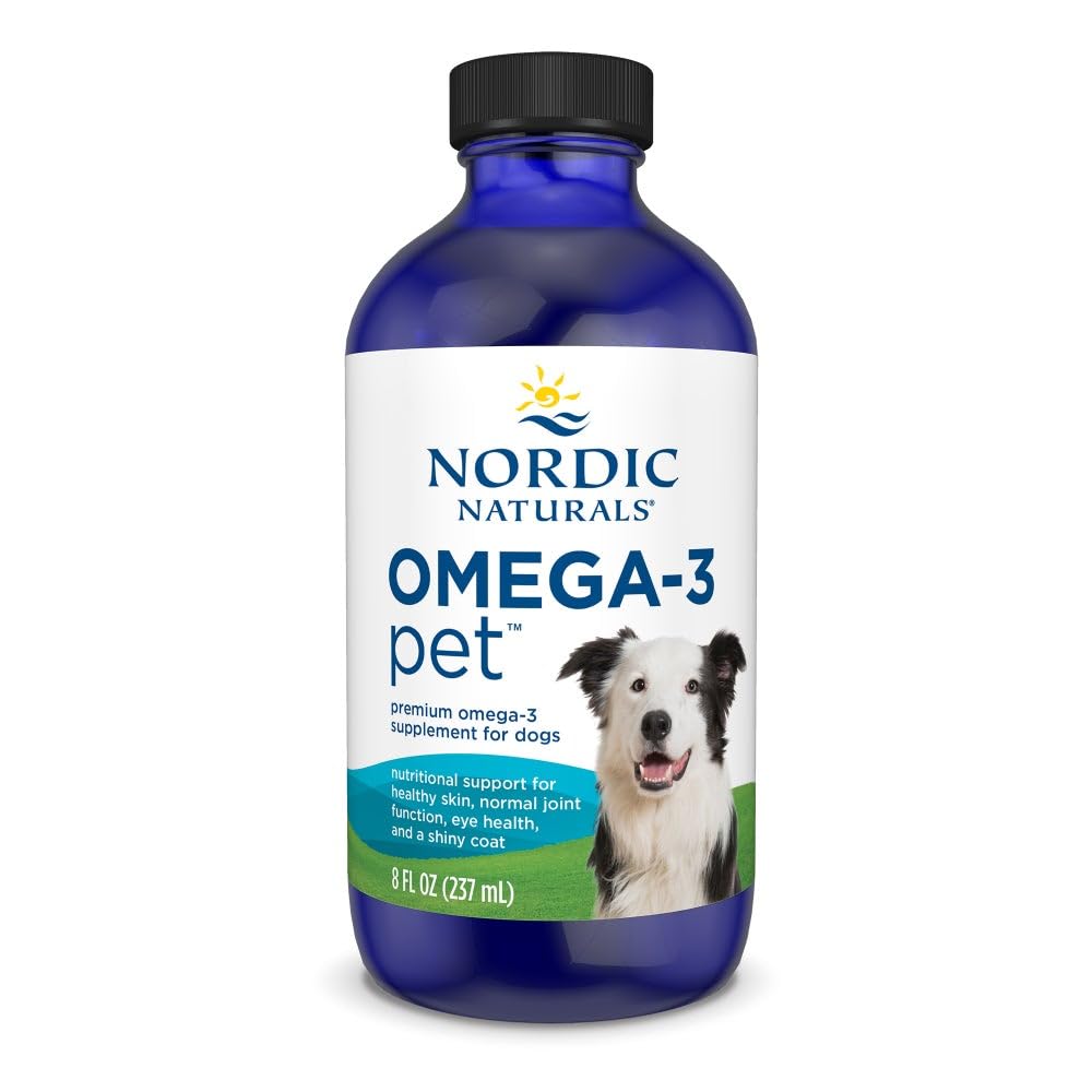 Nordic Naturals Omega-3 Pet fish oil bottle for dogs